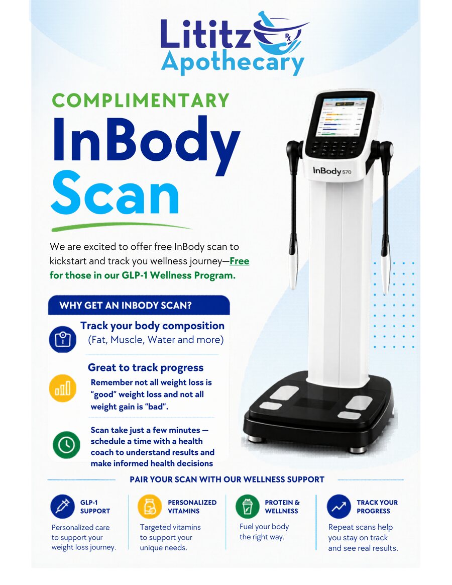 Lititz Apothecary complimentary InBody scan information